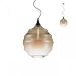 Suspensie  Redo Slag , D.40cm, sticla champagne, 1xE27, 01-1844