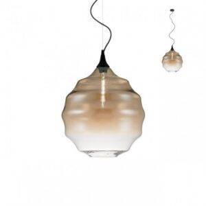 Suspensie  Redo Slag , D.40cm, sticla champagne, 1xE27, 01-1844