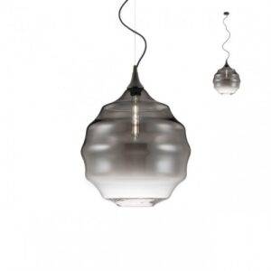 Suspensie Redo Slag, sticla fumurie, 1xE27, D.40cm, 01-1845