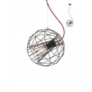 Suspensie Gallileo, negru mat, 1XE27, 01-2174