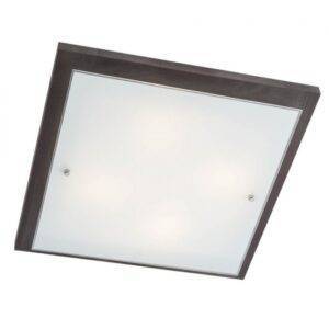 Plafoniera Tavel, lemn gri grafit, 42 cm, 4XE27, 05-883