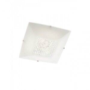 Plafoniera Odiseea, sticla alba, LED, 12W, 904 lumeni, alb neutru 4000K, 05-910