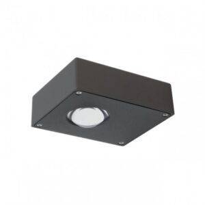 Aplica exterior Eris, gri inchis, LED, 1X3W, 260lumeni, alb cald 3000K, 9568
