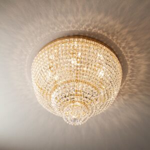 Plafoniera Incanti cristal auriu Queen IQN CL8 11 60