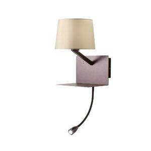 Aplica Redo TOMO 1X42W E27 + 1X3W LED + USB CHARGER, Maro, 01-1808