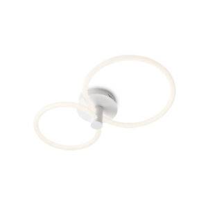 LUSTRĂ REDO SPELL, ALB MAT, LED 32W 3000K, 660X390, 01-2221