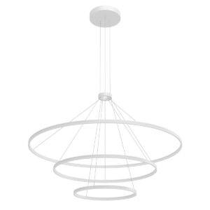 ORBIT 01-2245 LUSTRA LED 200W D1500+1000+600 DINABILA TRIAC ALB MAT, 21410lm
