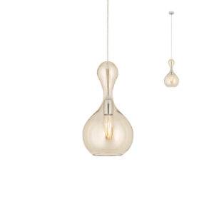 PENDUL REDO LOB 1X42W E27 D220 CROM STICLĂ CHAMPAGN E, 01-2258
