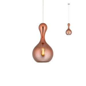 PENDUL REDO LOB 1X42W E27 D220 CROM STICLĂ CUPRU, 01-2260
