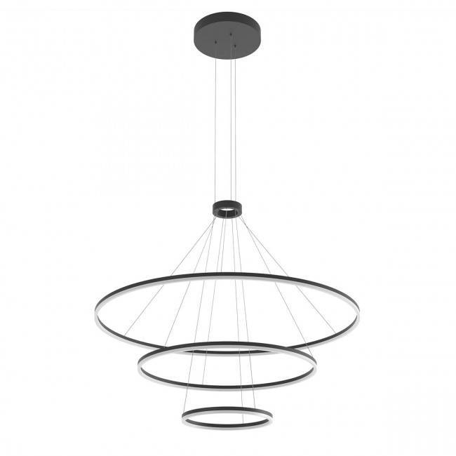 ORBIT SU LED 200W D1500+1000+600 TRIAC 4000K SAND BLACK 01-2486