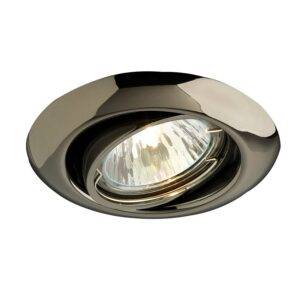 Spot incastrat ELC 3072 70158, GU10, orientabil, negru