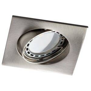 Spot incastrat MT 123 70338, GU10, orientabil, nichel mat
