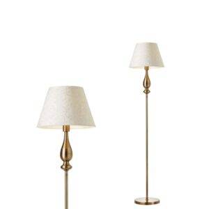 Lampadar Fabiola, 1 x E27, 1550 mm, alama antica + bej, 02-714