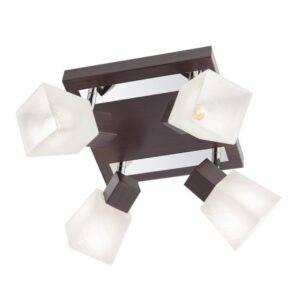 Plafoniera Tom 04-439, 4 x E14, wenge + alb