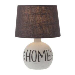 Veioza Home 01-1374, 1 x E14, maro + gri