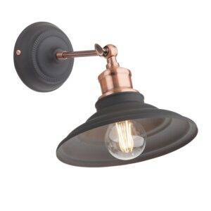 Aplica Spinner, 1 x E27, negru + cupru, 01-1289