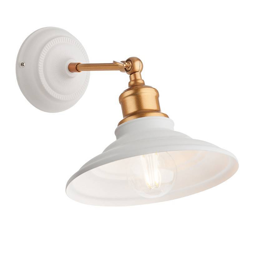 Aplica Spinner, 1 x E27, alba, 01-1290