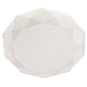 Plafoniera LED Emerald 05-853, 18W, lumina neutra, alb cu efect de sclipire