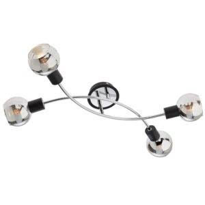 Plafoniera Magis 04-482, 4 x E14, crom + negru mat