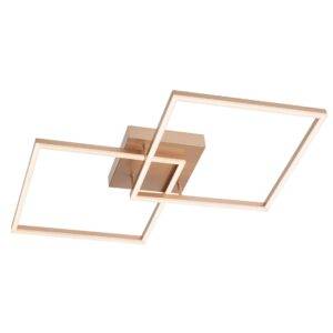 Plafoniera LED Klee, 54W, lumina calda, dimabila, auriu mat + acril satinat, 01-1643