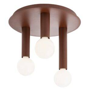 Plafoniera Taj 01-2413, 3 x E27, corten
