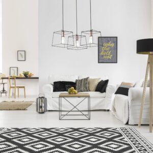 Suspensie Sketch 01-1265, 3 x E27, negru + cupru