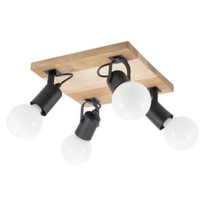 Plafoniera Smarter Taffi, 4 x E27, neagra, 01-2417