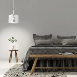 Suspensie Smarter Astrid, 1 x E27, argintie, 01-1177