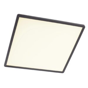 Plafoniera LED Memo, 24W, lumina neutra, patrata, neagru mat, 05-947