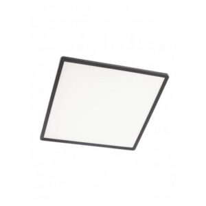 Plafoniera LED Memo, 24W, lumina calda, patrata, neagru mat, 420x420mm, 05-941
