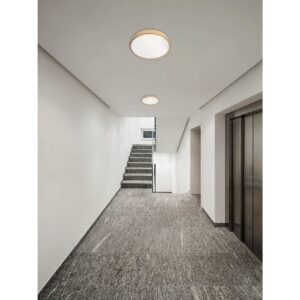 Plafoniera LED Knob 05-929, 24W, 1380lm, lumina calda / neutra / rece, aurie