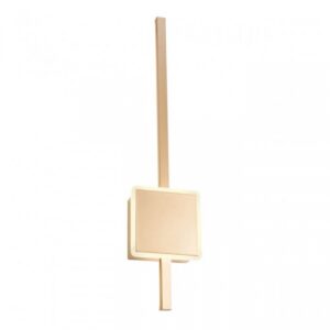 APLICA Redo DIAZ SQ LED 12+8W 3000K GOLD, 01-2697