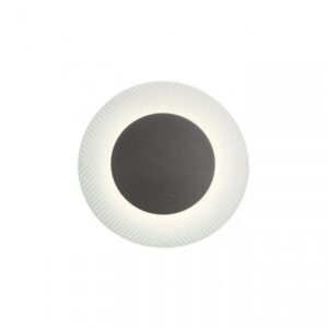 TATOO APLICĂ/ PLAFONIERA LED 7W 3000K, NEGRU MAT, D. 33 cm, 01-2687