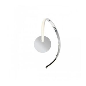 Aplica LED Cigno 01-2343, 12W, lumina neutra, crom + opal