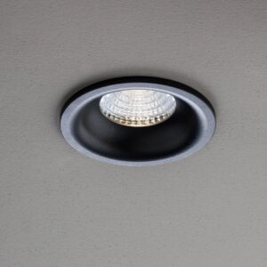 Spot LED incastrat MT 143, 9W, lumina neutra, negru mat, 70379