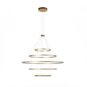 ORBIT SU LED 300W D1500+1000+1000+600+600 TRIAC BRASS, 01-2249