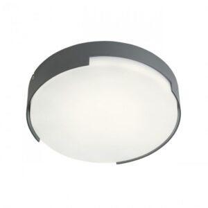 SKOR Plafoniera exterior gri închis, LED 16W, IP54, 3000K, 90005