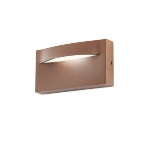 POLIFEMO APLICA EXTERIOR LED SMD 8W , IP65, Maro închis, 3000K, REDO, 90427