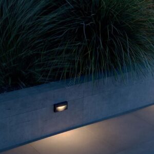 POLIFEMO APLICA EXTERIOR LED SMD 8W, IP65, Gri inchis, 3000K, 90426