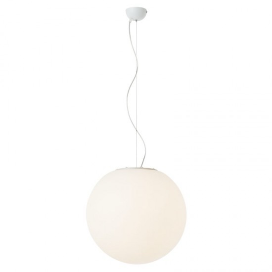 BALOO SUSPENSIE EXTERIOR 45CM E27 1X23W IP44 OPAL, REDoO, 9975