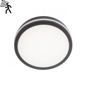 Plafoniera de exterior cu senzor ISOLA  LED 24W IP54 Gri închis 3000K/6500K  90290