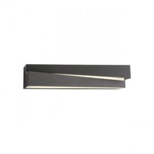ZIGO APLICA LED 22W 3000K NEGRU MAT, L.28cm, 01-2394