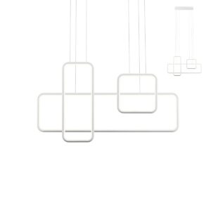 SUSPENSIE REDO THAI LED 86W 3000K Alb mat, 01-2099