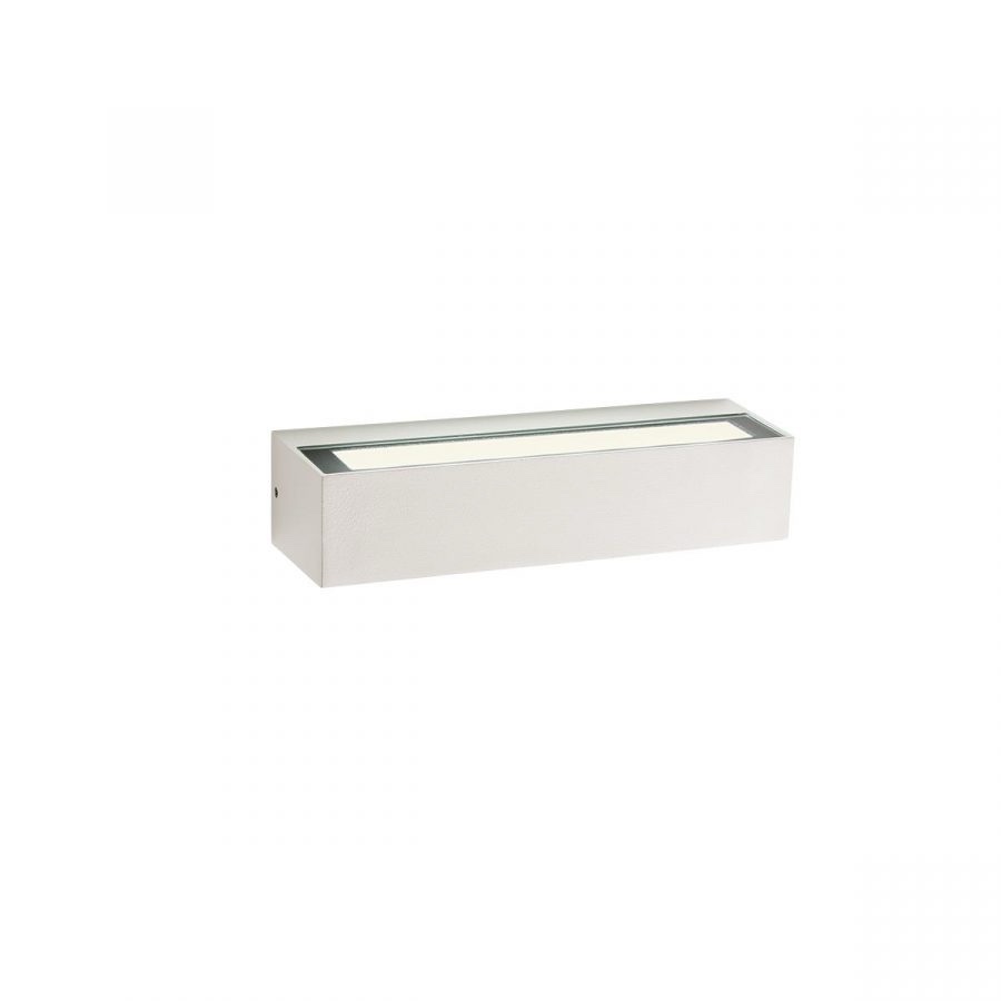 Aplica exterior AROOS, Alb mat, LED SMD 12W IP65, 3000K, 90256