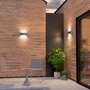 Aplica exterior AXEL Gri închis, LED SMD 7W IP65 DG 3000K, 90126