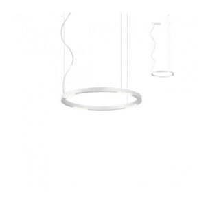 UNION SUSPENSIE LED REDO 34W 3000K D600 ALB MAT, 01-2202
