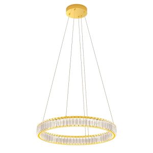 Lustră cristal Akala, aurie, LED 35W, 3000K - IAK PR M