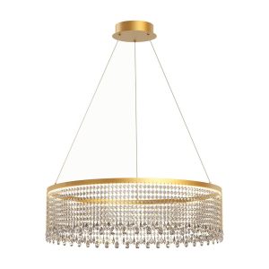 Vanesia  Suspensie cristal D. 800, 47W, cu posibilitate de selectare a temperaturii de culoare a luminii, 3000K/4000K/6000K, 5800Lm, IVA PR L 11