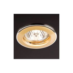 Spot incastrat ELC 146 70012, GU10, perla aur / argint