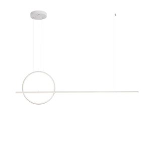 LUSTRĂ REDO GIOTTO LED 49W 4000K 3928 Lm, Alb mat, 01-1847